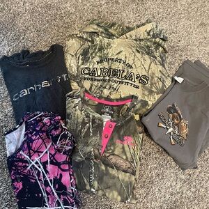 Cabela's Green Camouflage teen girls